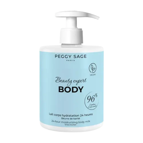 Peggy Sage Beauty Expert Body  24-Hour Moisturizing Body Milk – With Shea Butter 500ml