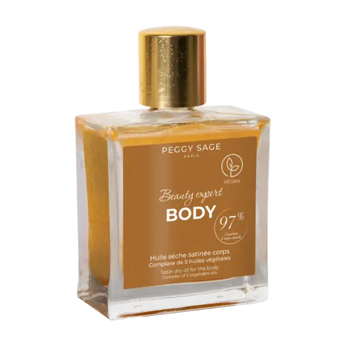 Peggy Sage Beauty Expert Body Satin Dry Oil For The Body - Complex Of 5 Vegetable Oils 50ml