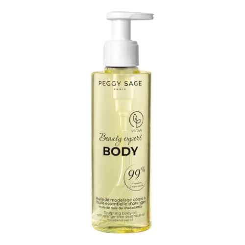 Peggy Sage Beauty Expert Body Sculpting Body Oil With Orange-Tree Essential Oil Beauty Expert Body  - Macadamia Nut Oil 200ml