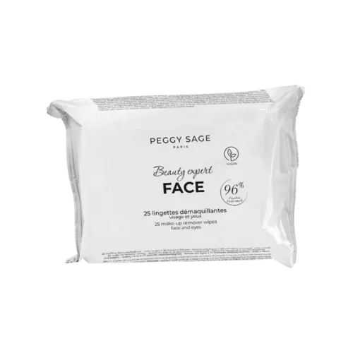 Peggy Sage Beauty Expert Face 25 Make-Up Remover Wipes  - Face And Eyes