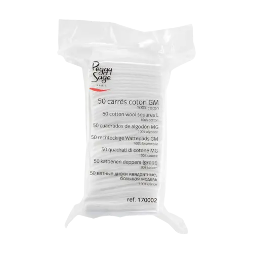 Peggy Sage Cotton Wool Squares 50pcs