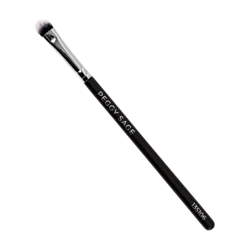 Peggy Sage Eye Shadow Brush, Medium - Round Flat Tip 10mm