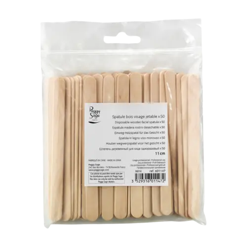 Peggy Sage Houten Wegwerpspatel Voor Het Gezicht 50 pcs