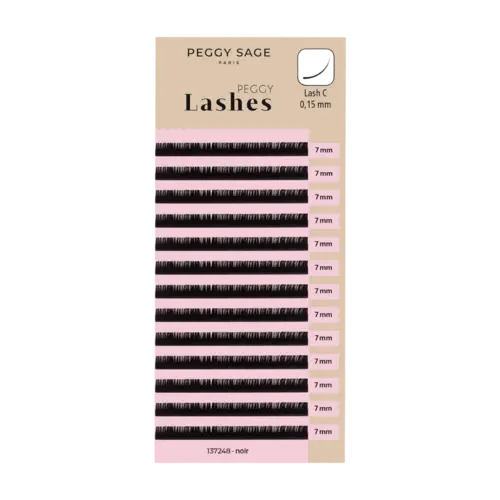 Peggy Sage Lash To Lash Eyelash Extensions - Lash C - 0,15mm 7mm