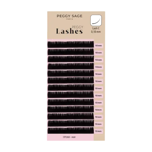 Peggy Sage Lash To Lash Eyelash Extensions - Lash C - 0,18mm 10mm