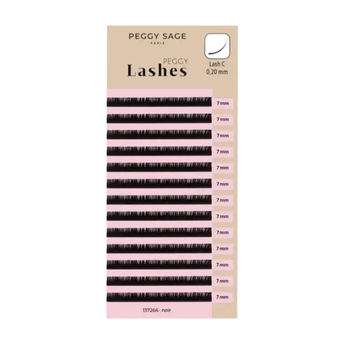 Peggy Sage Lash To Lash Eyelash Extensions - Lash C - 0,20mm 7mm
