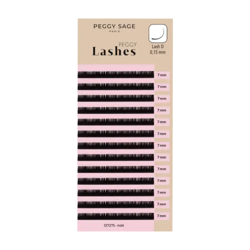 Peggy Sage Lash To Lash Eyelash Extensions - Lash D - 0,15mm 7mm
