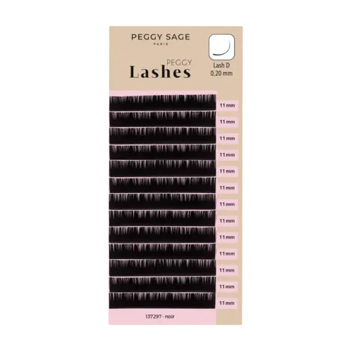 Peggy Sage Lash To Lash Eyelash Extensions - Lash D - 0,20mm 11mm