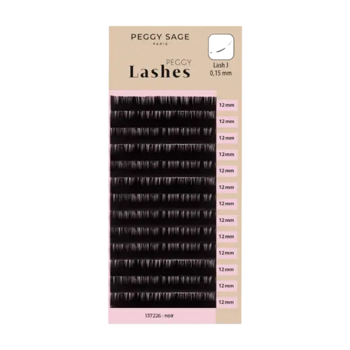 Peggy Sage Lash To Lash Eyelash Extensions - Lash J - 0,15mm 12mm