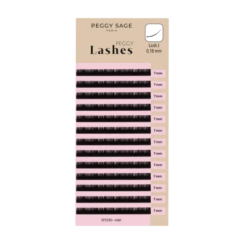 Peggy Sage Lash To Lash Eyelash Extensions - Lash J - 0,18mm 7mm