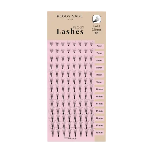Peggy Sage Russian Volume Eyelash Extensions - Lash J - 0,10mm 6D 7 - 13mm